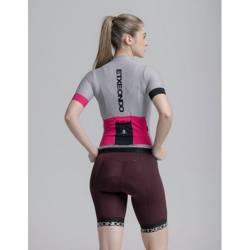 ETXE-ONDO ( エチェオンド ) 半袖ジャージ BASOA W JERSEY ( バソア ウィメンズ ジャージ ) メランジグレー XS レディース