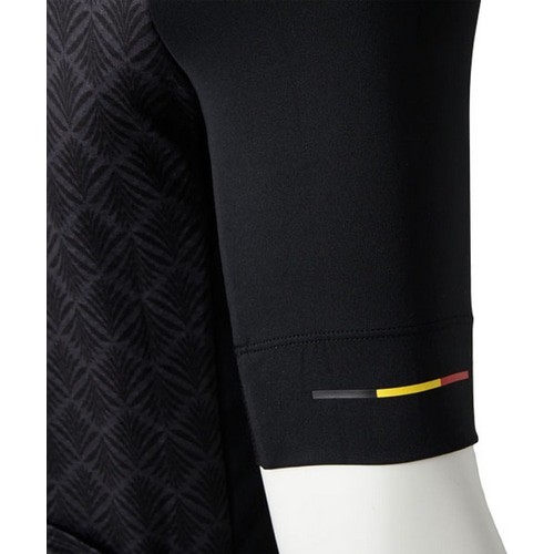 KAPELMUUR ( カペルミュール ) 半袖ジャージ 半袖ジャージ ボタニカルパターン ブラック S