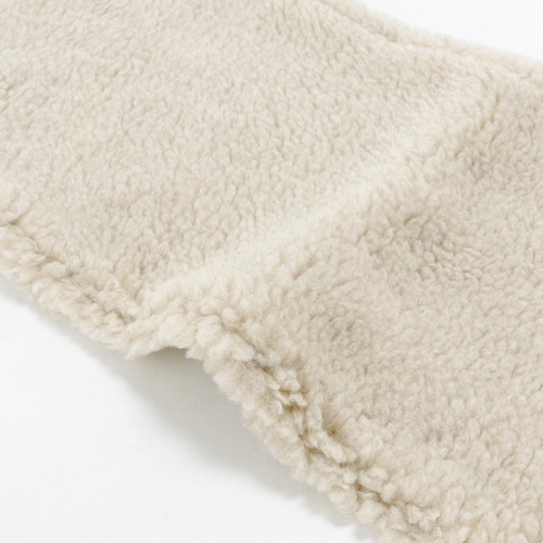 KAPELMUUR ( カペルミュール ) 裏ボアネックウォーマー アイボリー/ベージュ フリーサイズ