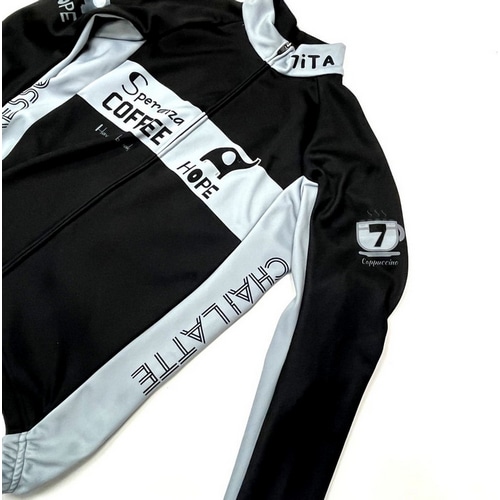 7-ITA ( セブンアイティエー ) 長袖ジャージ 【オンライン専売】 HOPE CAFE LS JERSEY ( ホープカフェ ロングスリーブジャージ ) グラファイト M