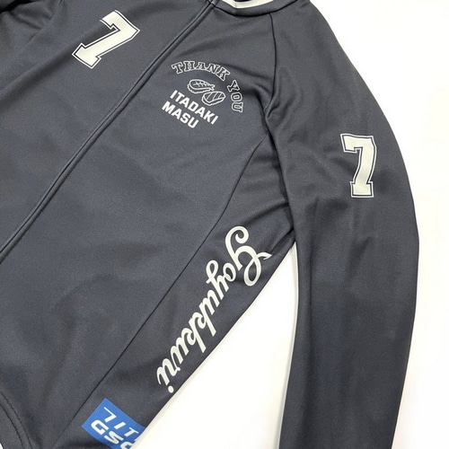 7-ITA ( セブンアイティエー ) 長袖ジャージ 【オンライン専売】 ITADAKIMASU LS JERSEY ( イタダキマス ロングスリーブジャージ ) グラファイト L