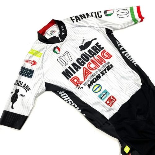 7-ITA ( セブンアイティエー ) ワンピースジャージ MIAGOLARE RACE SUIT ホワイト S