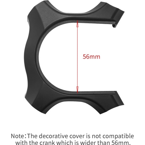 SIGEYI ( �V�Q�C ) ���y�A�p�[�c CV-SH81 DECORATIVE COVER ( �f�R���[�V�����J�o�[ ) �u���b�N AXO SL�p / SHIMANO FC-R8100 �`�F�[�������O�Ή�