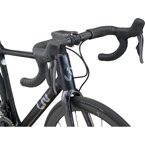 GIANT ( �W���C�A���g ) ���[�h�o�C�N LIV LANGMA ADVANCED SL 1 DISC ( ���u �����} �A�h���@���X�h SL 1 �f�B�X�N ) �u���b�N�A�E�g 390XXS �i�K���g��145-160cm�j