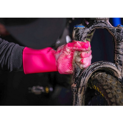 Muc-Off ( }bNIt ) pH DEEP SCRUBBER GLOVES sN L