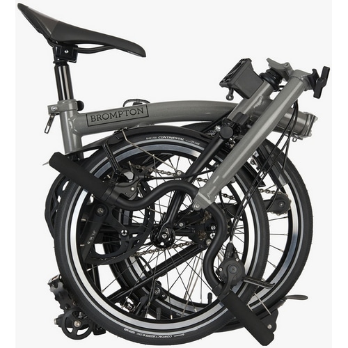 BROMPTON ( ブロンプトン ) 折りたたみ自転車 P Line Mid ( P ライン ミッド ) M4L ストーム グレー メタリック YSオリジナル輪行バッグプレゼント
