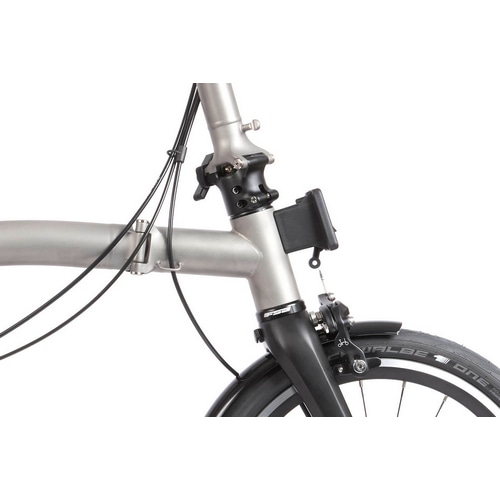 BROMPTON ( �u�����v�g�� ) �܂肽���ݎ��]�� T LINE URBAN LOW S4L ( T ���C�� �A�[�o�� ���[ S4L ) �u���b�N/�u���X�e�b�h�`�^�j�E�� �����T�C�Y ( �K���g��145-185cm�O�� )