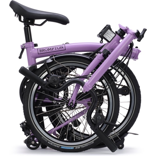 BROMPTON ( ブロンプトン ) 折りたたみ自転車 C Line EXPLORE MID ( Cライン エクスプローラ ミッド ) MLL 12S ライラックストーン (身長目安 145-185cm)