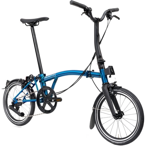 BROMPTON ( ブロンプトン ) 折りたたみ自転車 P LINE MK2 ( Pライン マーク2 ) 4速 MID ラックなし M4L パシフィックラッカー ( 適正身長145-185cm前後 )