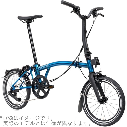 BROMPTON ( ブロンプトン ) 折りたたみ自転車 P LINE MK2 ( Pライン マーク2 ) 12速 MID ラックなし MLL パシフィックラッカー ( 適正身長145-185cm前後 )