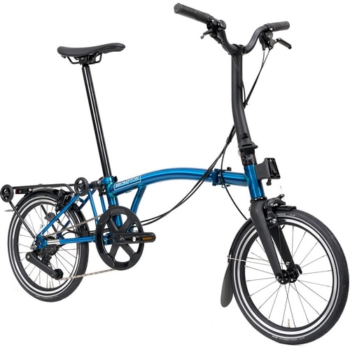 BROMPTON ( ブロンプトン ) 折りたたみ自転車 P LINE MK2 ( Pライン マーク2 ) 4速 MID ラックあり M4R パシフィックラッカー ( 適正身長145-185cm前後 )