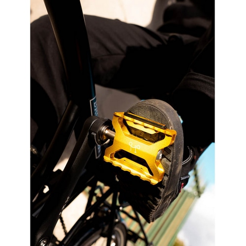 BROMPTON ( �u�����v�g�� ) �t���b�g�y�_�� SUPERLIGHT QUICK RELEASE PEDAL ( �X�[�p�[���C�g �N�C�b�N �����[�X �y�_�� ) �S�[���h