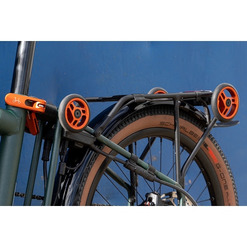 BROMPTON ( �u�����v�g�� ) �t���[�������E���A�f�B���C���[�n���K�[ COLOURLAB ROLLER WHEEL PAIR - G LINE ( ���[���[�z�C�[���y�A - G LINE ) �I�����W