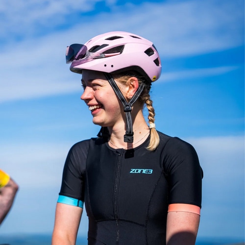 ZONE3 ( ][X[ ) gCX[c WOMENfS ACTIVATE+ SHORT SLEEVE TRISUIT ( EBY ANeBx[g+ V[gX[u gCX[c ) ubN/lI M fB[X