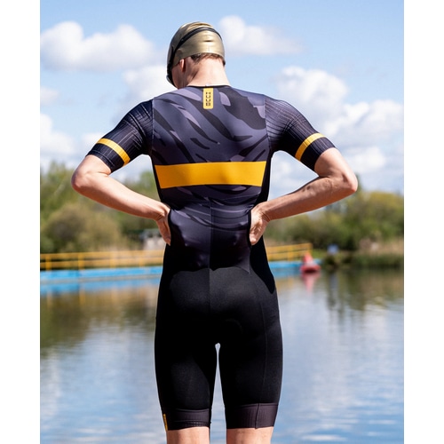 HUUB ( フーブ ) トライスーツ CORE PRIME Q2 TRI SUIT ( コア プライム Q2 トライスーツ ) イエロー L