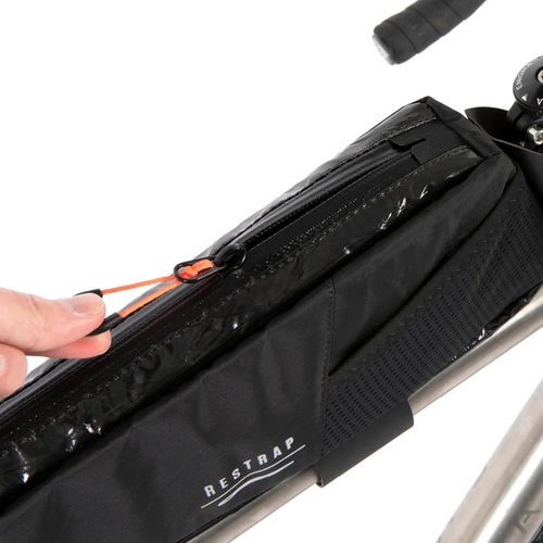RESTRAP ( ���X�g���b�v ) �t���[���o�b�O RACE TOP TUBE BAG LARGE ( ���[�X�g�b�v�`���[�u�o�b�O ���[�W ) �u���b�N