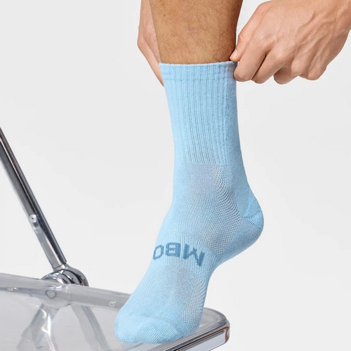 MBO ( エムビーオー ) ソックス AS02 CYCLING SOCKS ( サイクリング ソックス ) ブリーズブルー L/XL(25.0-28.0cm)