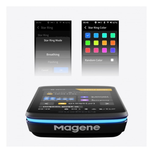 MAGENE ( マージーン ) サイクルコンピューター 本体 C706 スマートGPSバイクコンピュータ ブラック