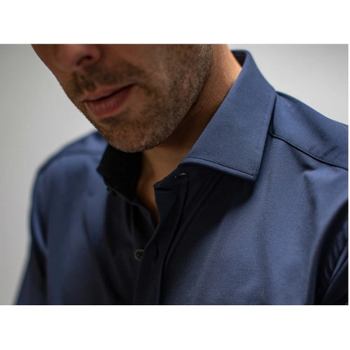 CASTELLI ( カステリ ) Tシャツ・カジュアルウェア VG BUTTON SHIRT ( VG ボタン シャツ ) 041 ダーク インフィニティ ブルー M