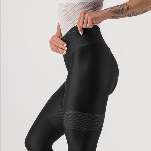 CASTELLI ( カステリ ) タイツ SLEEKER MID TIGHT ( スレッカー ミッド タイツ ) 010 ブラック S レディース