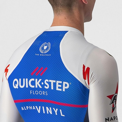 CASTELLI ( �J�X�e�� ) �����W���[�W AERO RACE 6.1 JERSEY ( �G�A�� ���[�X 6.1 �W���[�W ) 424�u���[/�z���C�g S