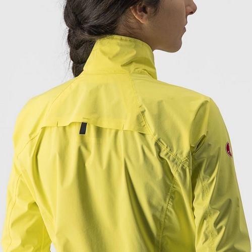 CASTELLI ( カステリ ) レインウェア EMERGENCY 2 W RAIN JACKET ( エマージェンシー　2 ウィメンズ  レインジャケット ) ブリリアントイエロー XL レディース