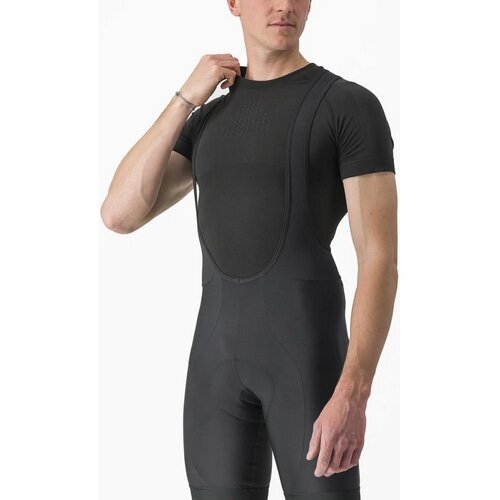 CASTELLI ( カステリ ) 半袖インナー CORE SEAMLESS BASE LAYER S/S ( コア シームレス ベースレイヤー ショートスリーブ ) ブラック S/M