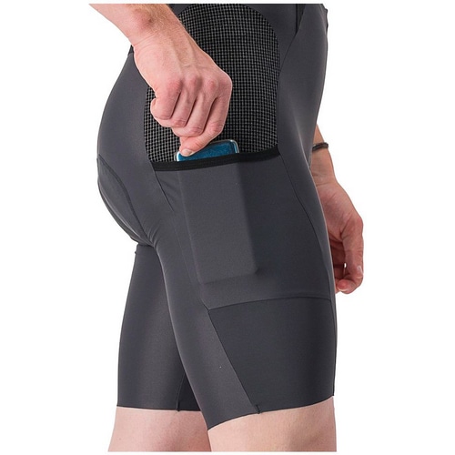 CASTELLI ( カステリ ) ビブショーツ FREE UNLIMITED BIBSHORT ( フリー アンリミテッド ビブショーツ )  DARK GRAY ( ダークグレー ) L