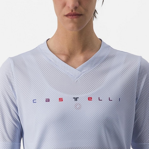 CASTELLI ( カステリ ) Tシャツ・カジュアルウェア TRAIL TECH 2 W TEE ( トレイルテック 2 ウィメンズ ティー ) 521 フロステッド ライラック S レディース
