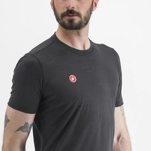CASTELLI ( カステリ ) Tシャツ・カジュアルウェア CASTELLI MERINO TEE ( カステリ メリノ ティー ) ライトブラック M