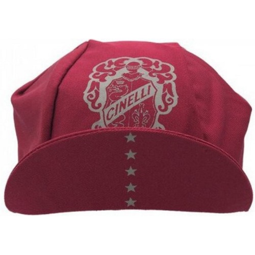 CINELLI ( チネリ ) キャップ CREST CAP ( クレストキャップ ) バーガンディー フリーサイズ