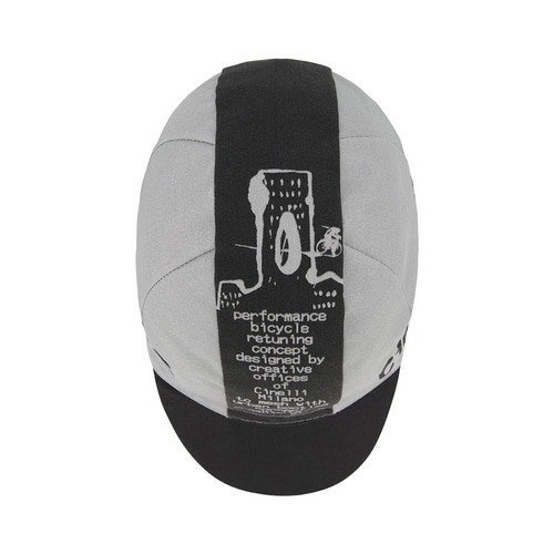 CINELLI ( チネリ ) キャップ CAP SILVER BOOTLEG ( キャップ シルバー ブートレッグ ) シルバー/ブラック フリーサイズ