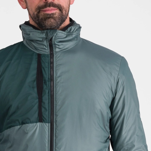 SPORTFUL ( �X�|���g�t�� ) �W���P�b�g SUPERGIARA PUFFY LONG SLEEVE ( �X�[�p�[�W�A�� �p�t�B�[ �����O�X���[�u ) 3000 �V�����u �O���[�� M