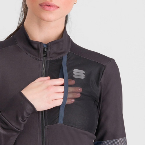 SPORTFUL ( スポルトフル ) 長袖ジャージ SUPERGIARA WOMAN THERMAL JERSEY ( スーパーギアラ ウーマン  サーマル ジャージ ) ブラック L