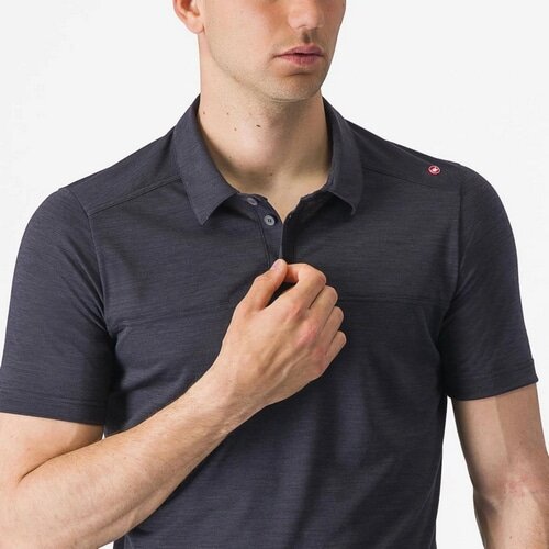 CASTELLI ( カステリ ) Tシャツ・カジュアルウェア MERINO POLO ( メリノ ポロ ) ライトブラック M