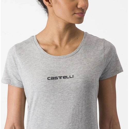 CASTELLI ( カステリ ) Tシャツ・カジュアルウェア CASTELLI CLASSICO W TEE ( カステリ クラシコ ウィメンズ ティー ) ライトグレー S レディース