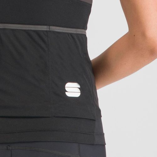 SPORTFUL ( スポルトフル ) 半袖ジャージ SUPERGIARA W TOP ( スーパージアラ ウーマン トップ ) ブラック S レディース