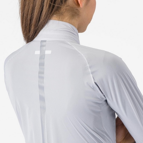 CASTELLI ( �J�X�e�� ) �W���P�b�g SQUALL SHELL W JACKET ( �X�N�E�H�[�� �V�F�� �E�B�����Y �W���P�b�g ) �V���o�[�O���[/�u���b�N L ���f�B�[�X