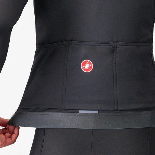 CASTELLI ( カステリ ) 長袖ジャージ ESPRESSO THERMAL W JERSEY ( エスプレッソ サーマル ウィメンズ ジャージ ) ライトブラック M レディース