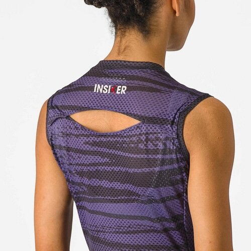 CASTELLI ( カステリ ) 半袖ジャージ INSIDER 2 W SLEEVELESS ( インサイダー 2 ウィメンズ スリーブレス ) 513 ダークナイトシェイド / ナイトシェイド S レディース