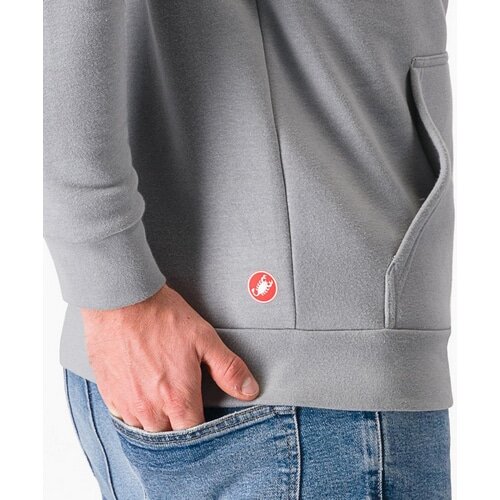 CASTELLI ( カステリ ) Tシャツ・カジュアルウェア CLASSICO HOODIE ( クラシコ フーディー ) クールグレー8C M