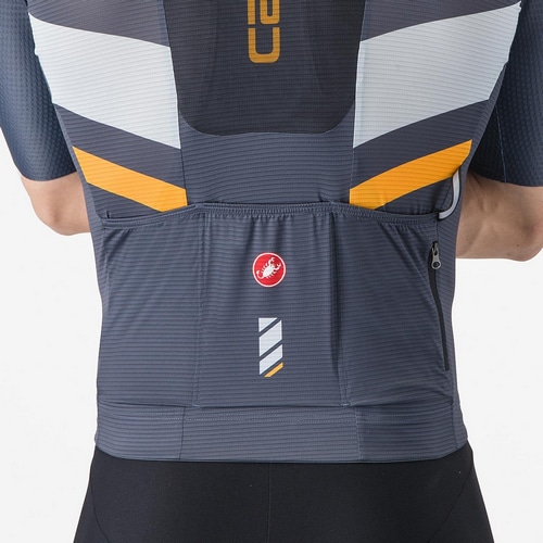 CASTELLI ( カステリ ) 半袖ジャージ UNLIMITED PRO JERSEY ( アンリミテッド プロ ジャージ ) トワイライトブルー/ウィンタースカイ-VIVD L