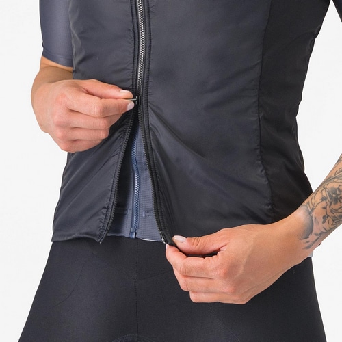 CASTELLI ( カステリ ) ベスト・ジレ FLY DIRECT W VEST ( フライ ダイレクト ウィメンズ ベスト ) ブラック S レディース