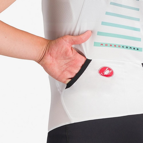 CASTELLI ( �J�X�e�� ) �����s�[�X�W���[�W FREE SANREMO 3 W SUIT SLEEVELESS ( �t���[ �T������ 3 �E�B�����Y �X�[�c �X���[�u���X ) �z���C�g/�u���b�N S ���f�B�[�X