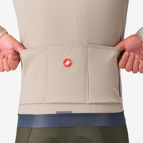 CASTELLI ( �J�X�e�� ) �����W���[�W ESPRESSO THERMAL JERSEY ( �G�X�v���b�\ �T�[�}�� �W���[�W ) �N���C/�_�[�N�O���[ XL