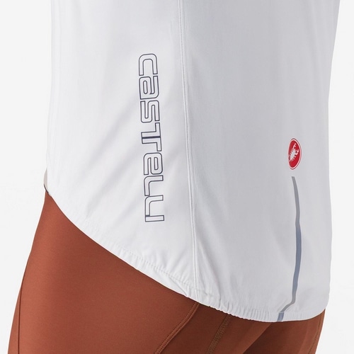 CASTELLI ( カステリ ) ジャケット EMERGENCY 3 RAIN JACKET ( エマージェンシー 3 レイン ジャケット ) ホワイト L