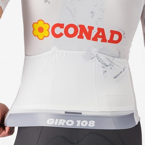 CASTELLI ( カステリ ) 半袖ジャージ GIRO 108 RACE 8S JERSEY ( ジロ 108 レース 8S ジャージ ) 001 ビアンコ XS