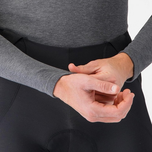CASTELLI ( カステリ ) 長袖インナー FLANDERS 2 LONG SLEEVE ( フランドルス 2 ロングスリーブ ) 008 グレー M