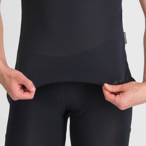 SPORTFUL ( スポルトフル ) 半袖インナー MERINO LAYER TEE ( メリノ レイヤー ティー ) ブラック XXL