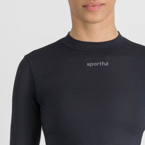 SPORTFUL ( スポルトフル ) 長袖インナー MERINO W LAYER TEE LONG SLEEVES ( メリノ ウィメンズ レイヤーティー ロングスリーブ ) ブラック S レディース